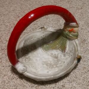 Snowman Candy Dish